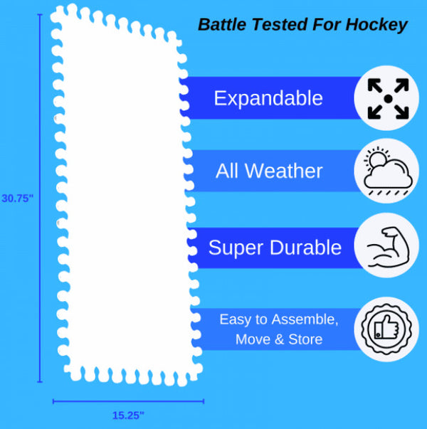 10′ X 18′ SYNTHETIC ICE RINK PACKAGE